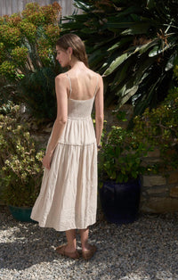 Moon River - Ashley Scallop Midi Dress