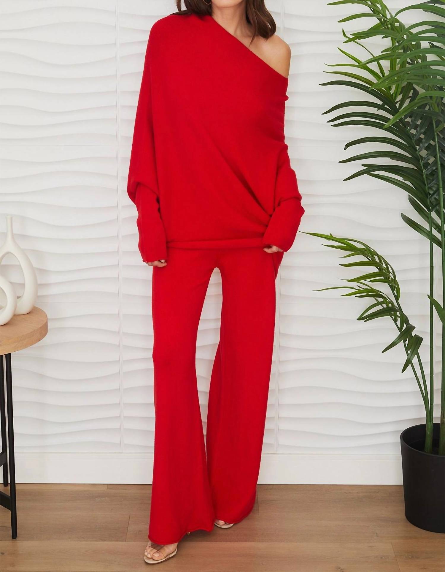 Milio Milano - Italian Viscose Knit Flared Pants