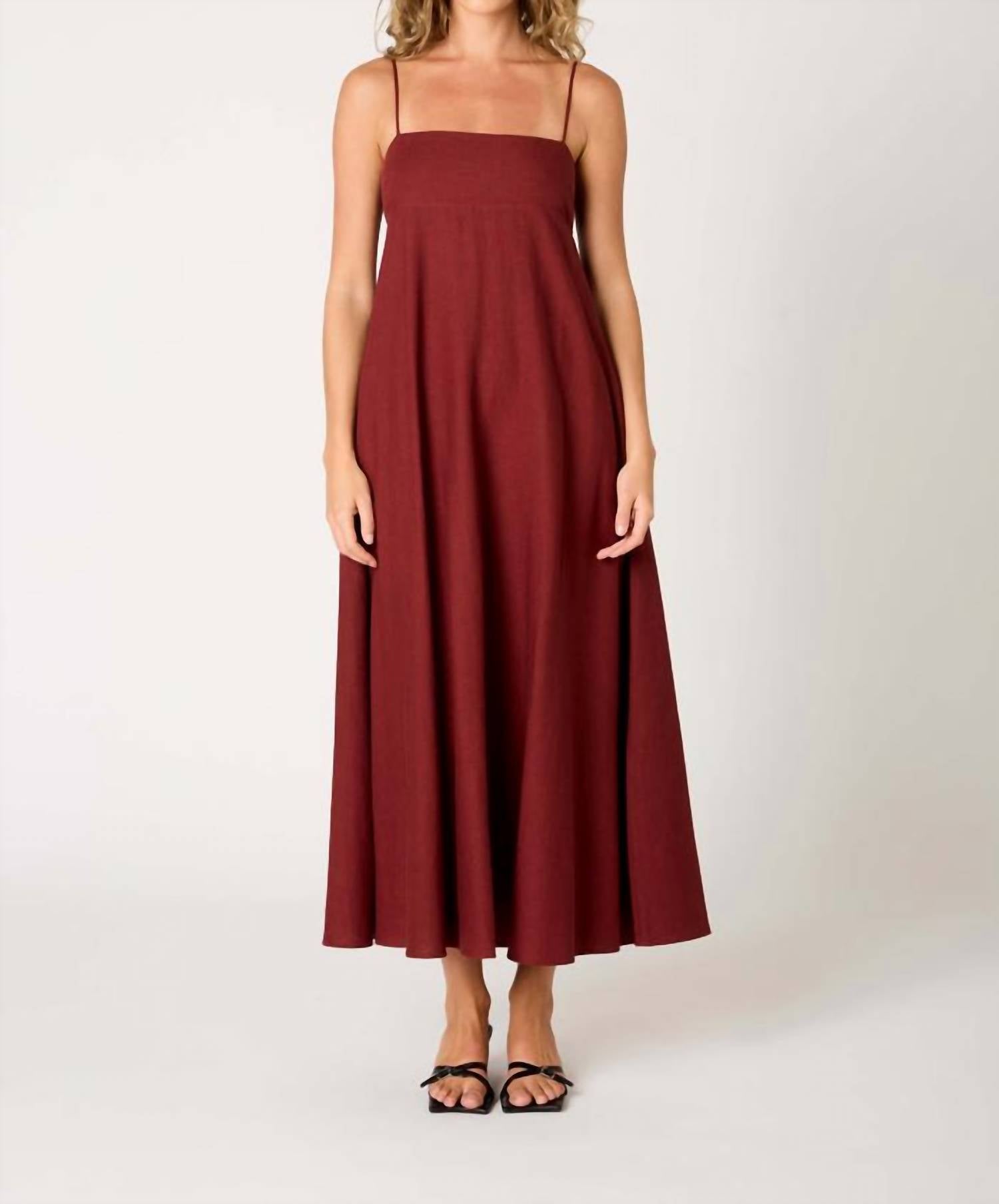 Nia - Clove Maxi Dress
