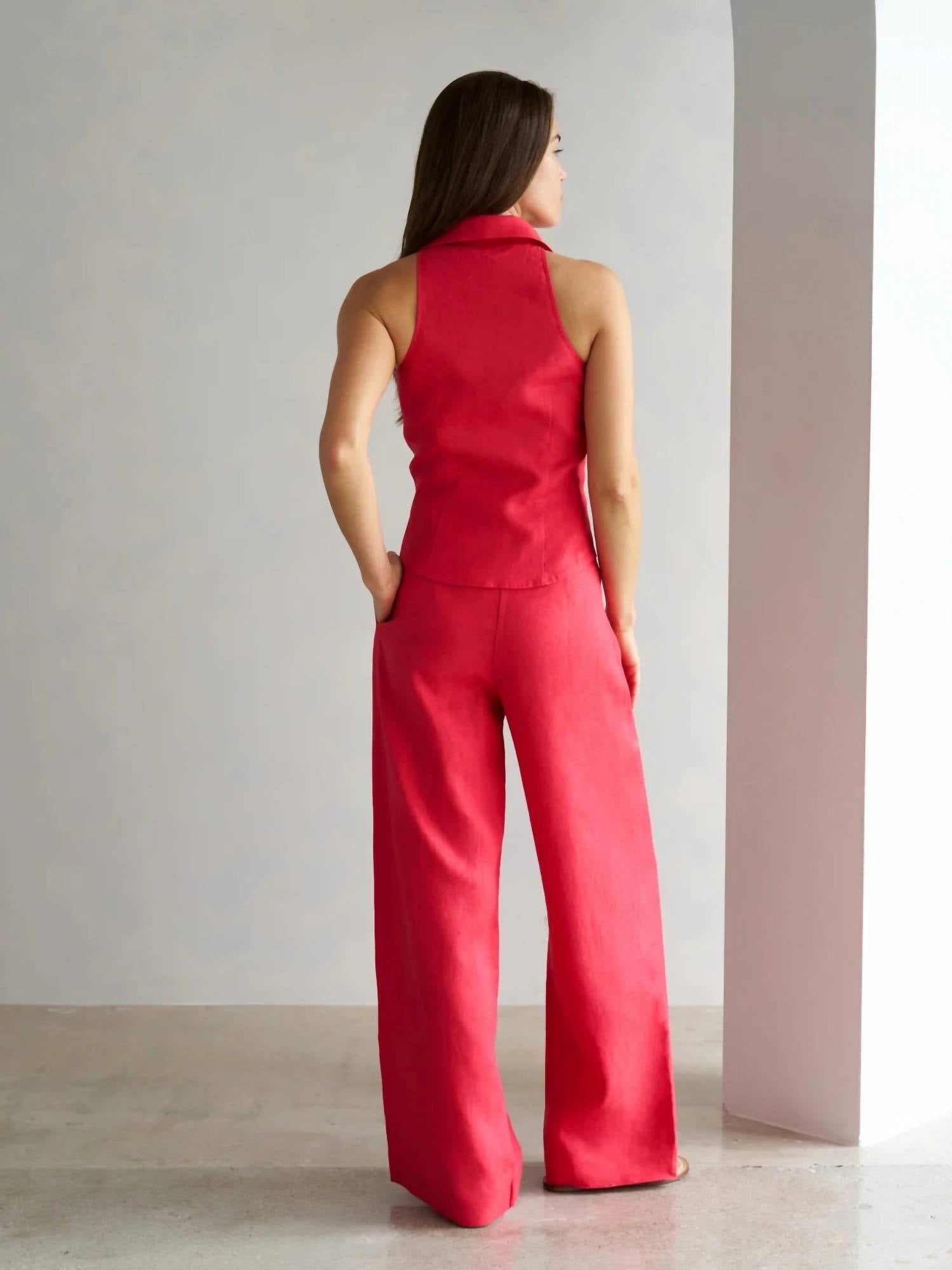 Hevron - Sloan Linen Vest