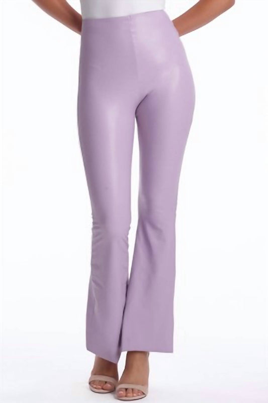 Commando - Faux Leather Flare Legging