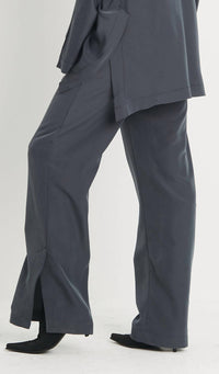 Planet By Lauren G. - PEACHSKIN SIDESLIT PANT