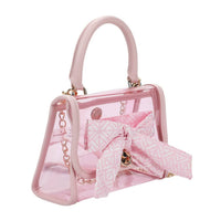 Packed Party - Women's Perfect Bow Clear Vinyl Mini Handbag