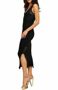 Ciebon - Sleeveless Knit Midi Dress