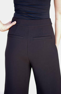 Riga Button Front Wide Leg Trouser
