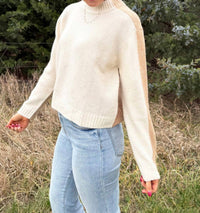 Elan - Colorblock Crewneck Sweater