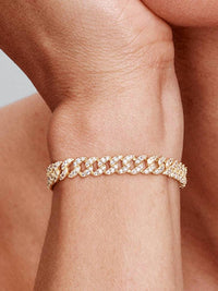 Pandora - Women's Pavé Cuban Chain Bracelet