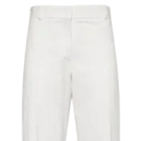 Salvatore Ferragamo - Women's High Waist Cotton Trousers