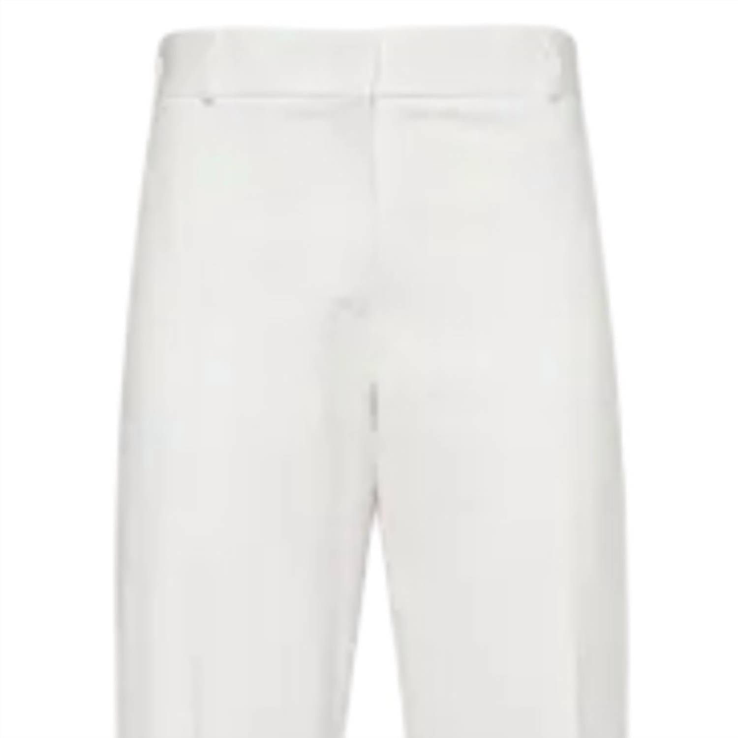 Salvatore Ferragamo - Women's High Waist Cotton Trousers