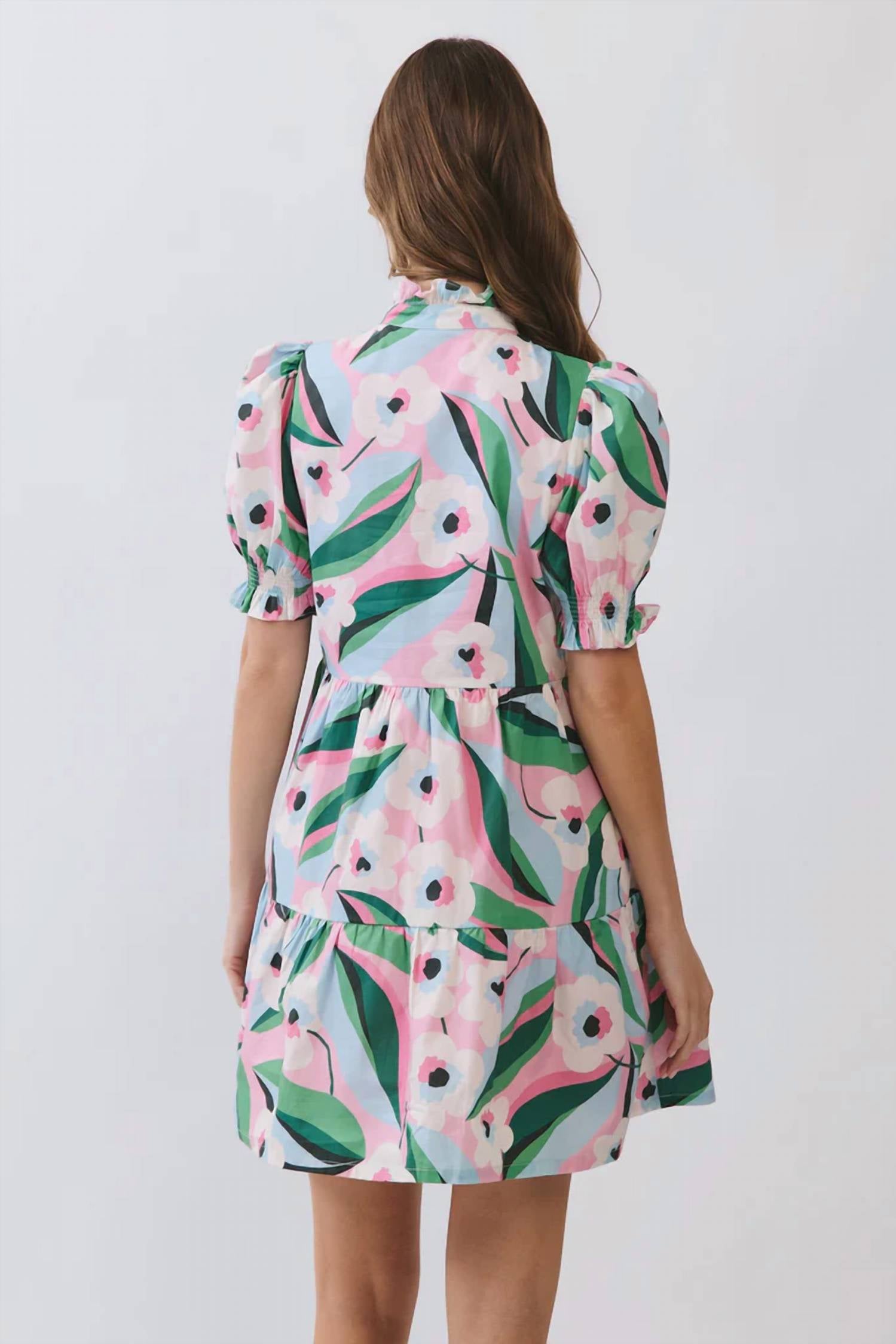 Tcec - Sweet Blossom Floral Mini Dress