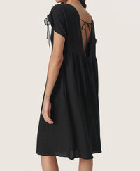 Soaked In Luxury - Kehlani Open Back Short Sleeve Dress