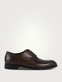 Zegna Men's Siena Flex Derby Shoes in brown - men's shoe
