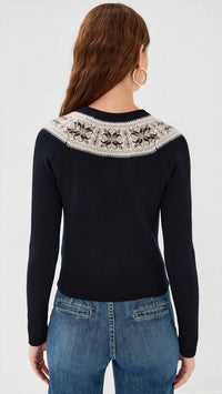 Nili Lotan - Josefa Cashmere Fair Isle Cardigan