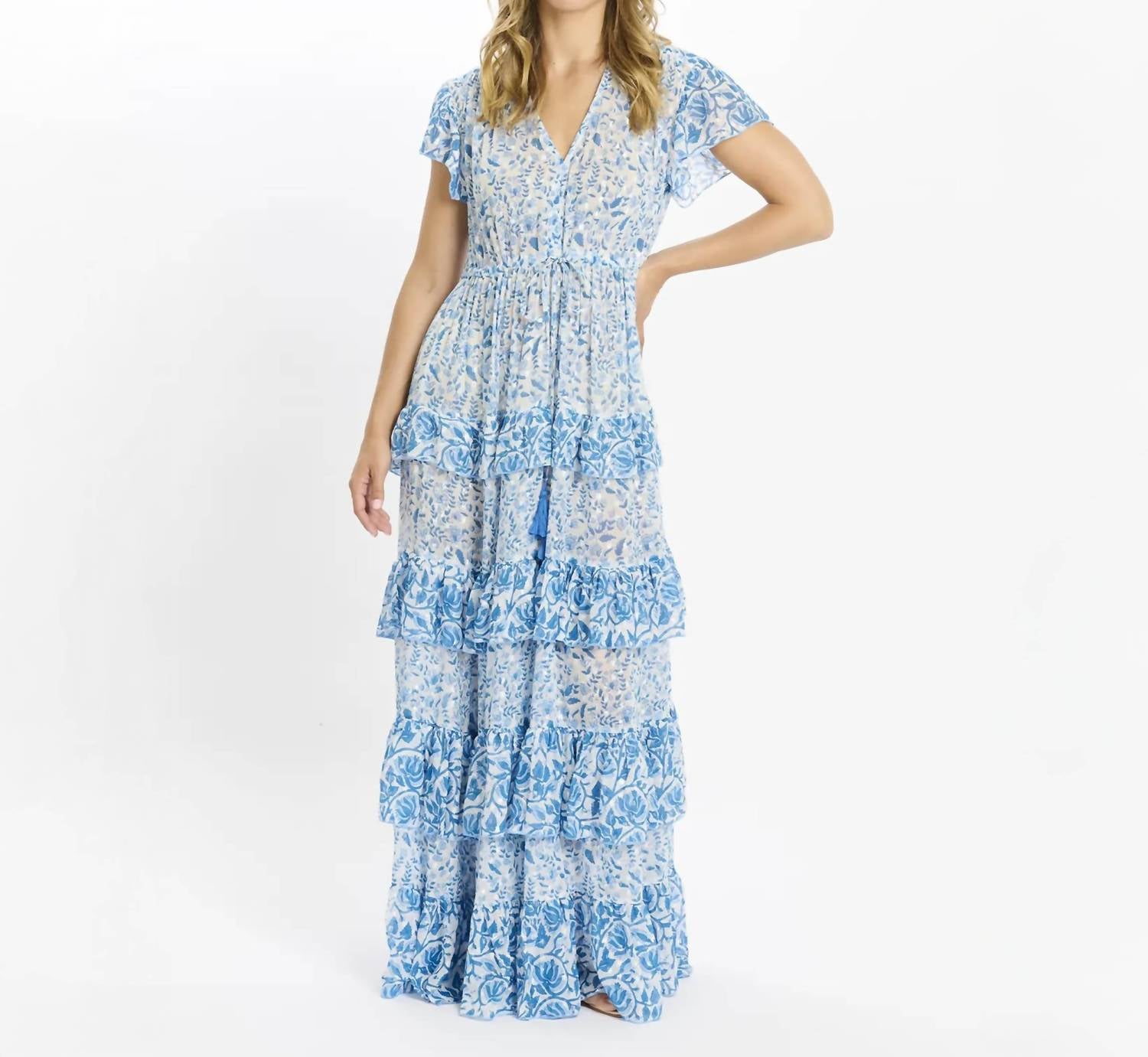 Miss June Paris - Celia Tiered Maxi Dress