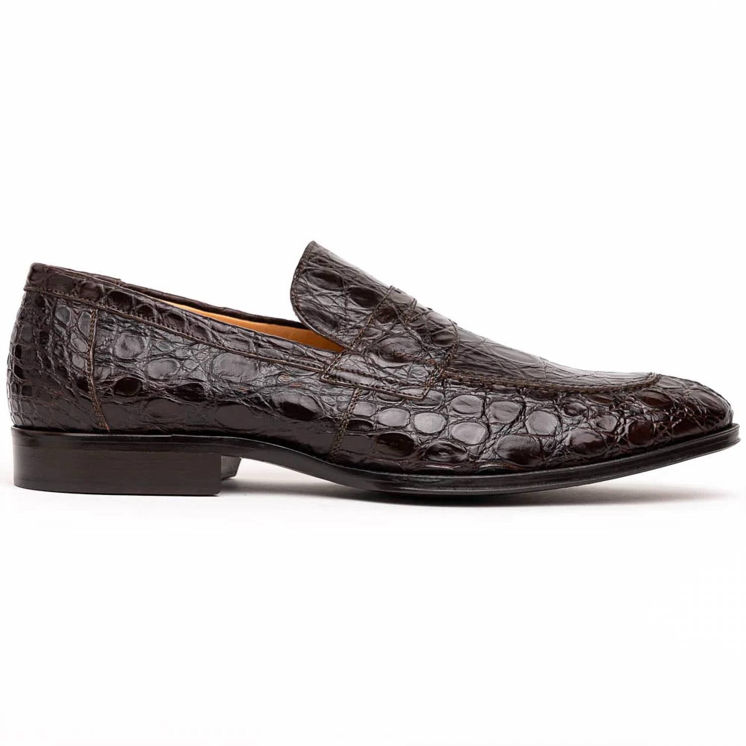 Zelli Italia - Men's Roma Crocodile Penny Loafer