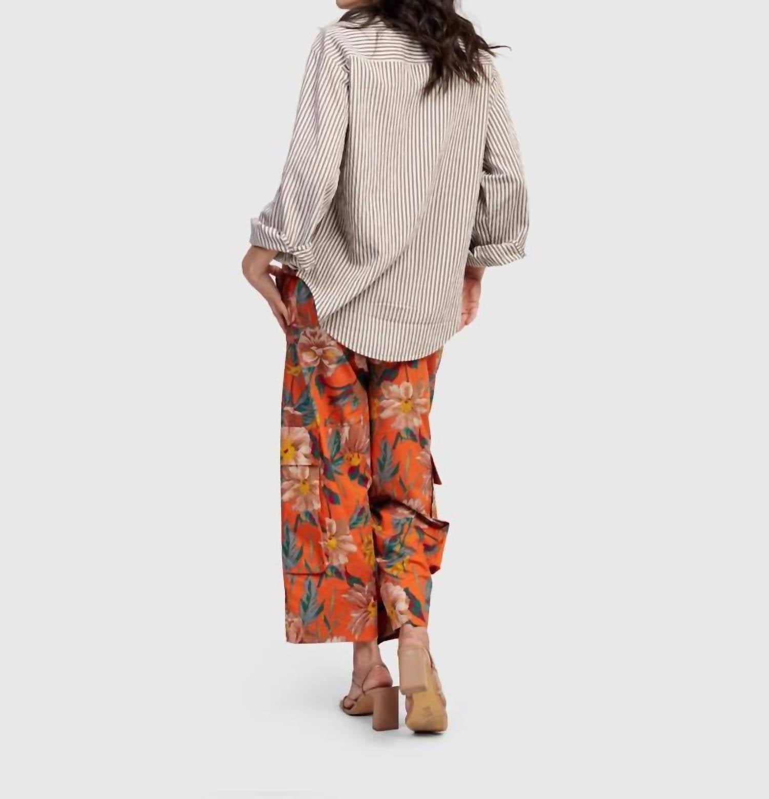 Alembika - Floral Cargo Pants