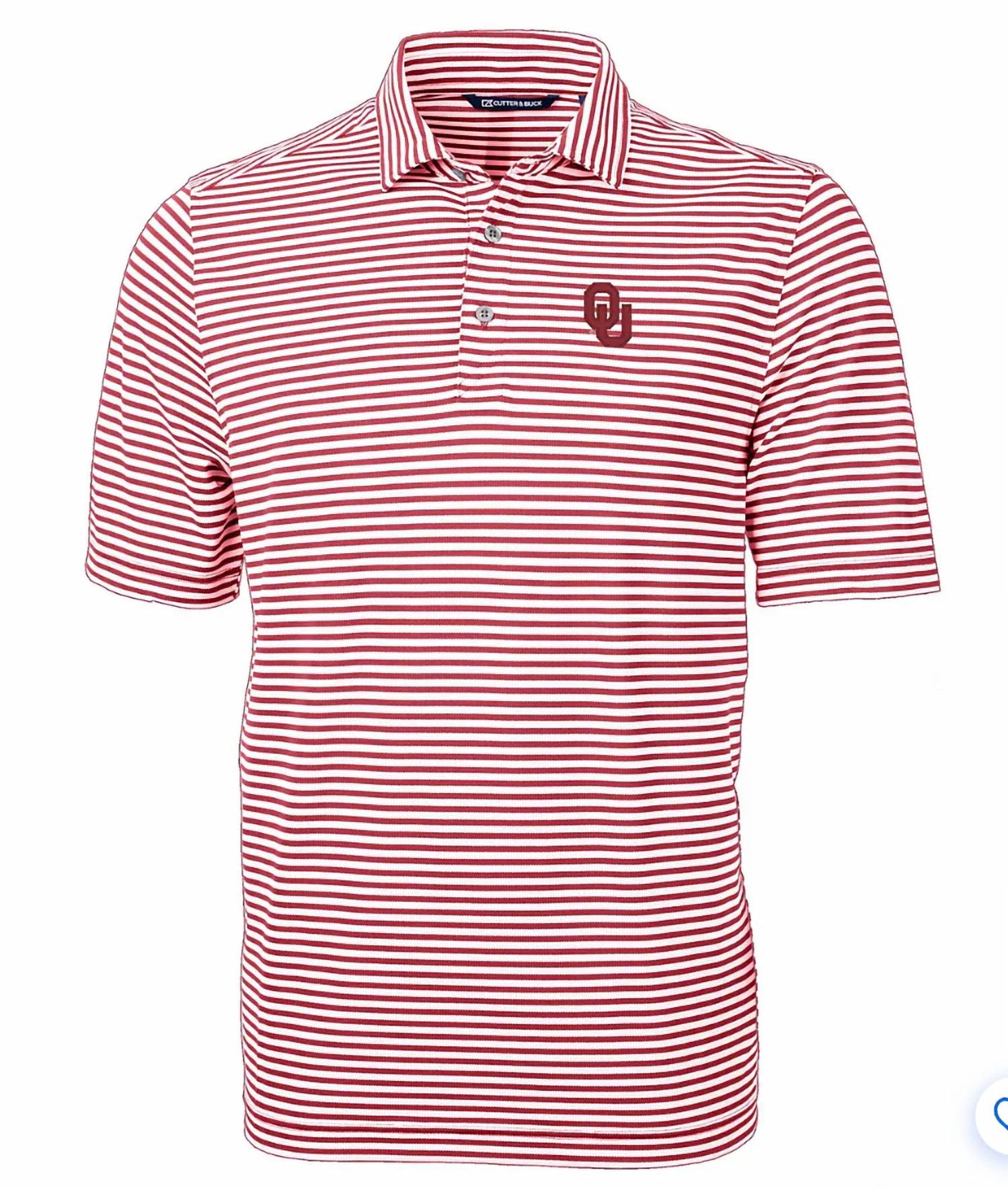Cutter & Buck - Men's Ou Virtue Eco Pique Stripe Polo