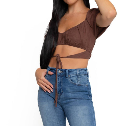 Le Lis - Dahlia Cut Out Crop Top