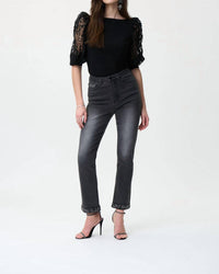 Joseph Ribkoff Embellished Jeans in grey - women's jeans
