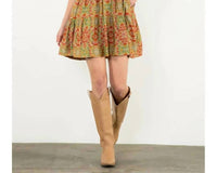 Thml - Puff Sleeve Printed Dress