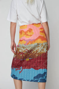 Stella Nova - Landscape Quilted Skirt