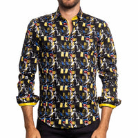 Eight X - Men's Electrobrush Pm Edition Button Down Shirt