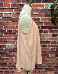 Paperlace Women's Say So Scoopneck Cami in natural - women's shirt - detail view