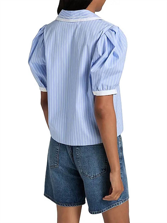 Frame - Stripe Sailor Blouse