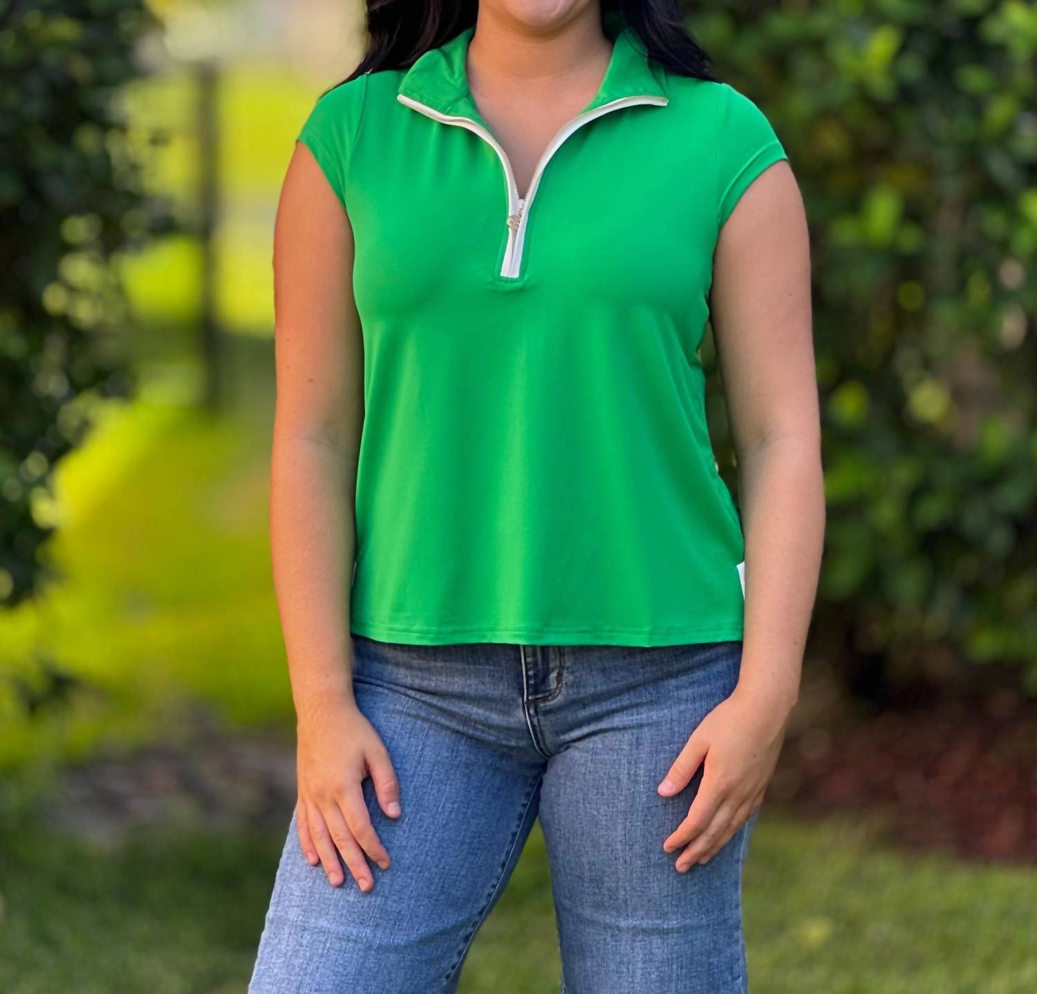 Mary Square - Savannah Half Zip Top