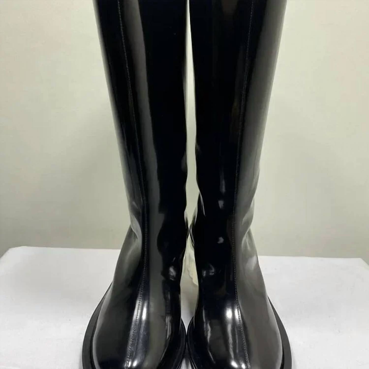 Simone Rocha Women's Clear Heel Rain Boots in black - women's shoe - view 4