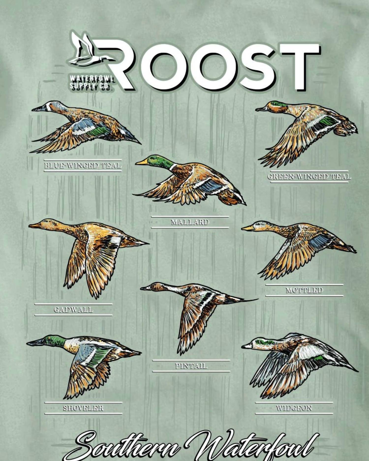 Fieldstone - Kid's Roost Southern Waterfowl Long Sleeve Tee