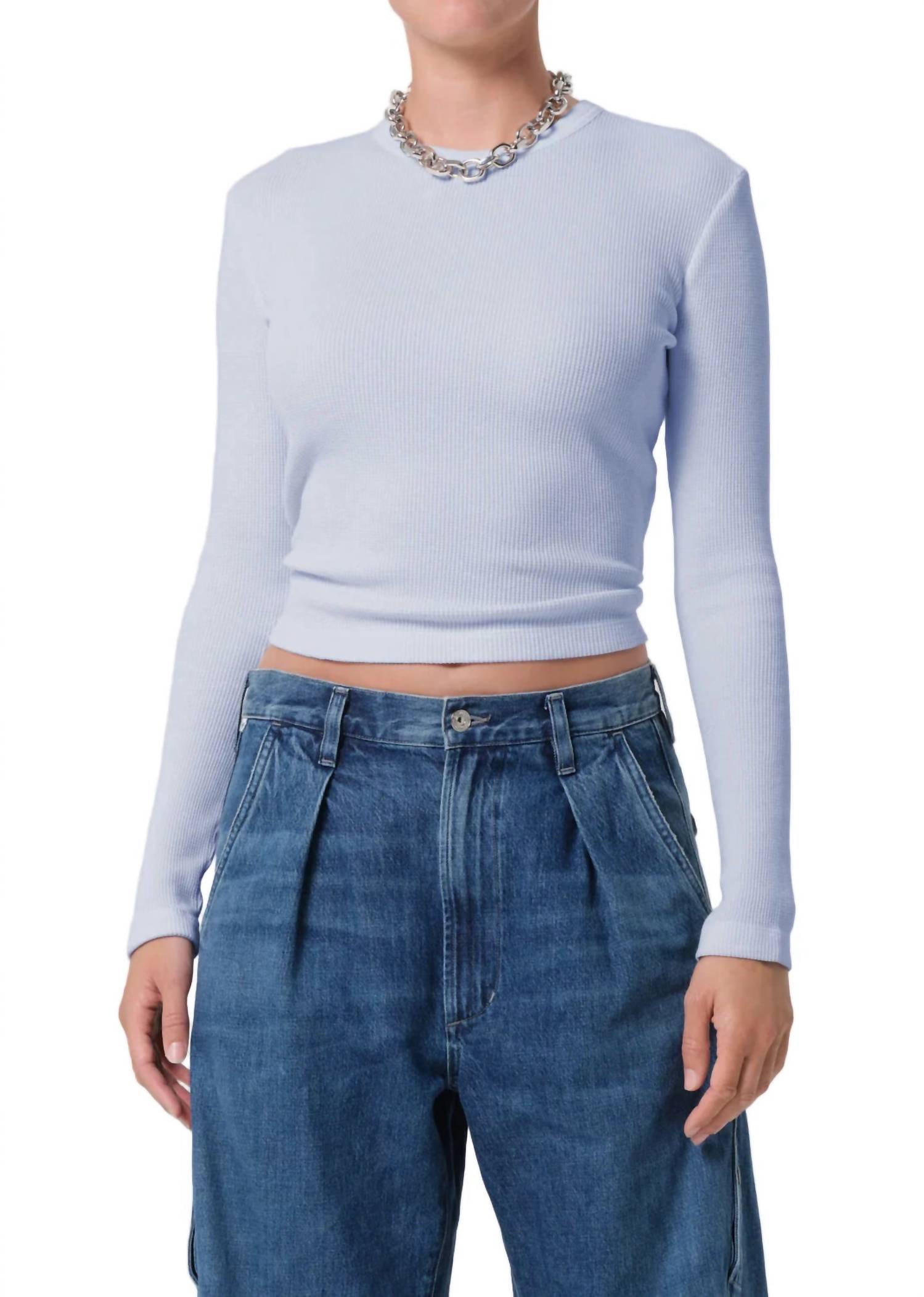 Citizens Of Humanity - Pilar Waffle Crewneck Top