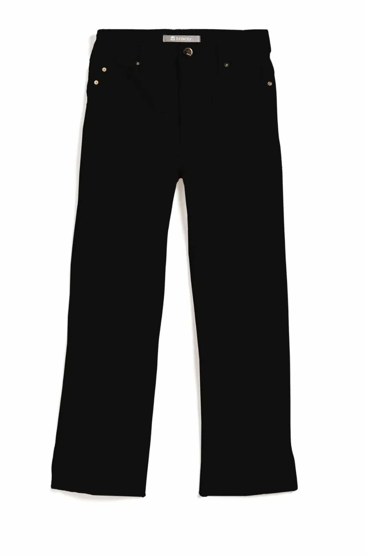 Tractr - Women's Crop Flare Jeans