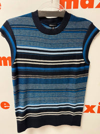 Minnie Rose - Women's Novelty Stripe Crew Vest