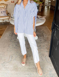 Shewin - Dolman Stripe Top
