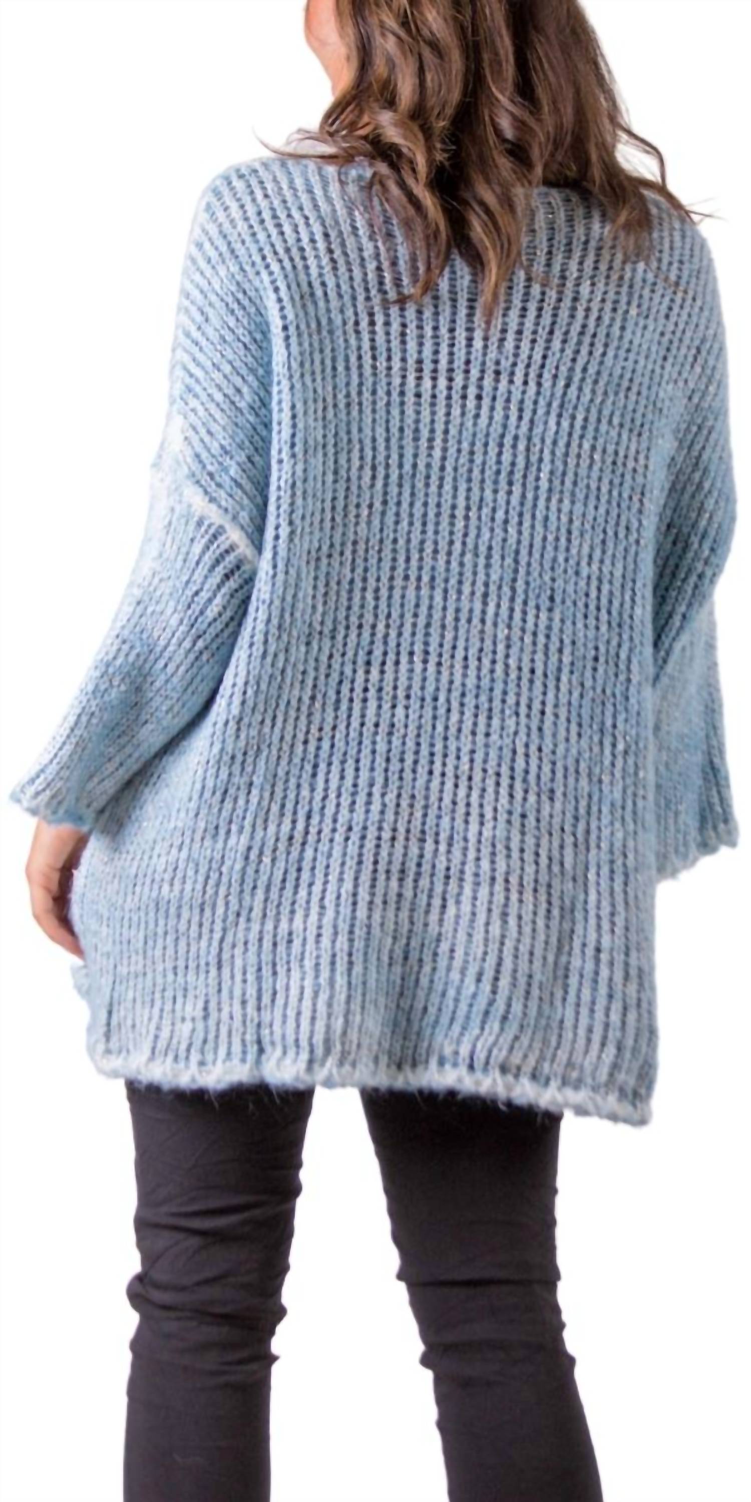 Gigi Moda - Ampio Knit Scoop Neck Sweater