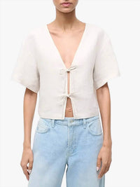Staud - Women's Ava Linen Top