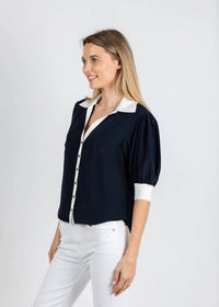 Cinq A Sept - Weiley Button Front Top