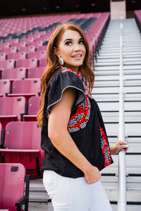 Layerz Clothing - James Flutter Sleeve Top