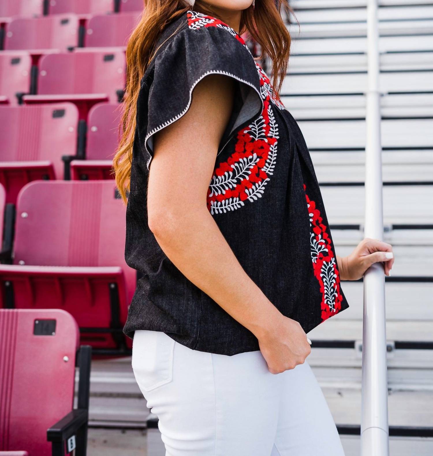 Layerz Clothing - James Flutter Sleeve Top