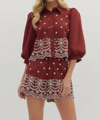Entro - Sienna Embroidered Set