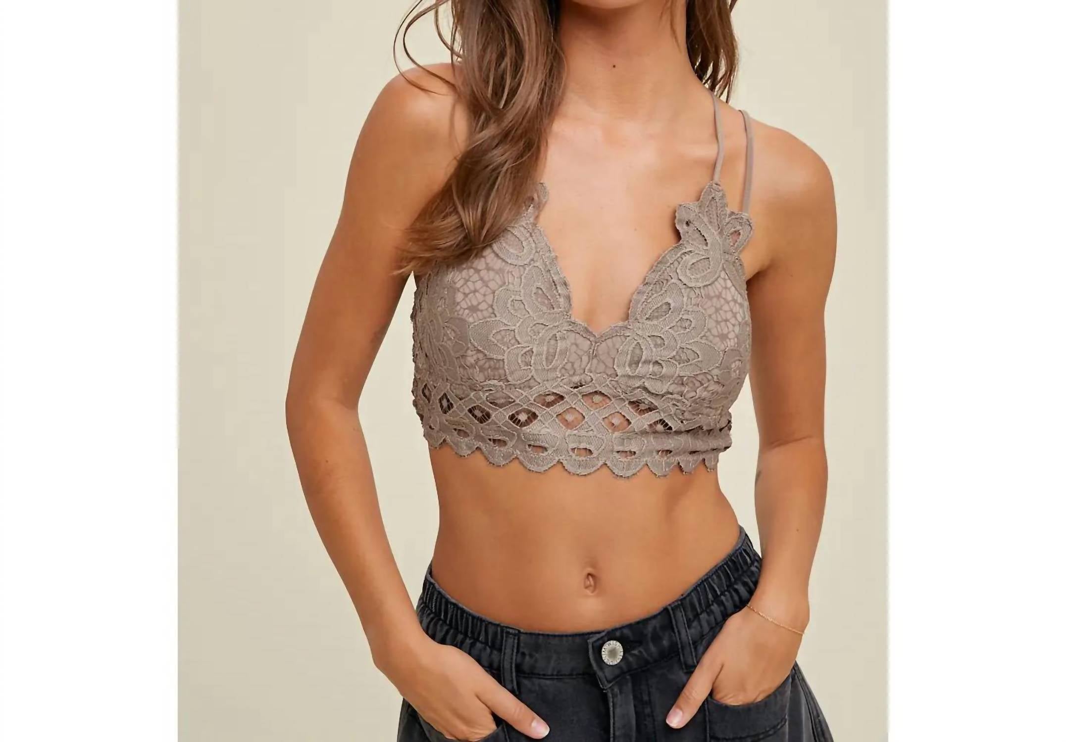 Wishlist - Double Strap V-neck Bralette