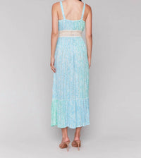 Charlie B - Foil Ombre Tiered Maxi Dress