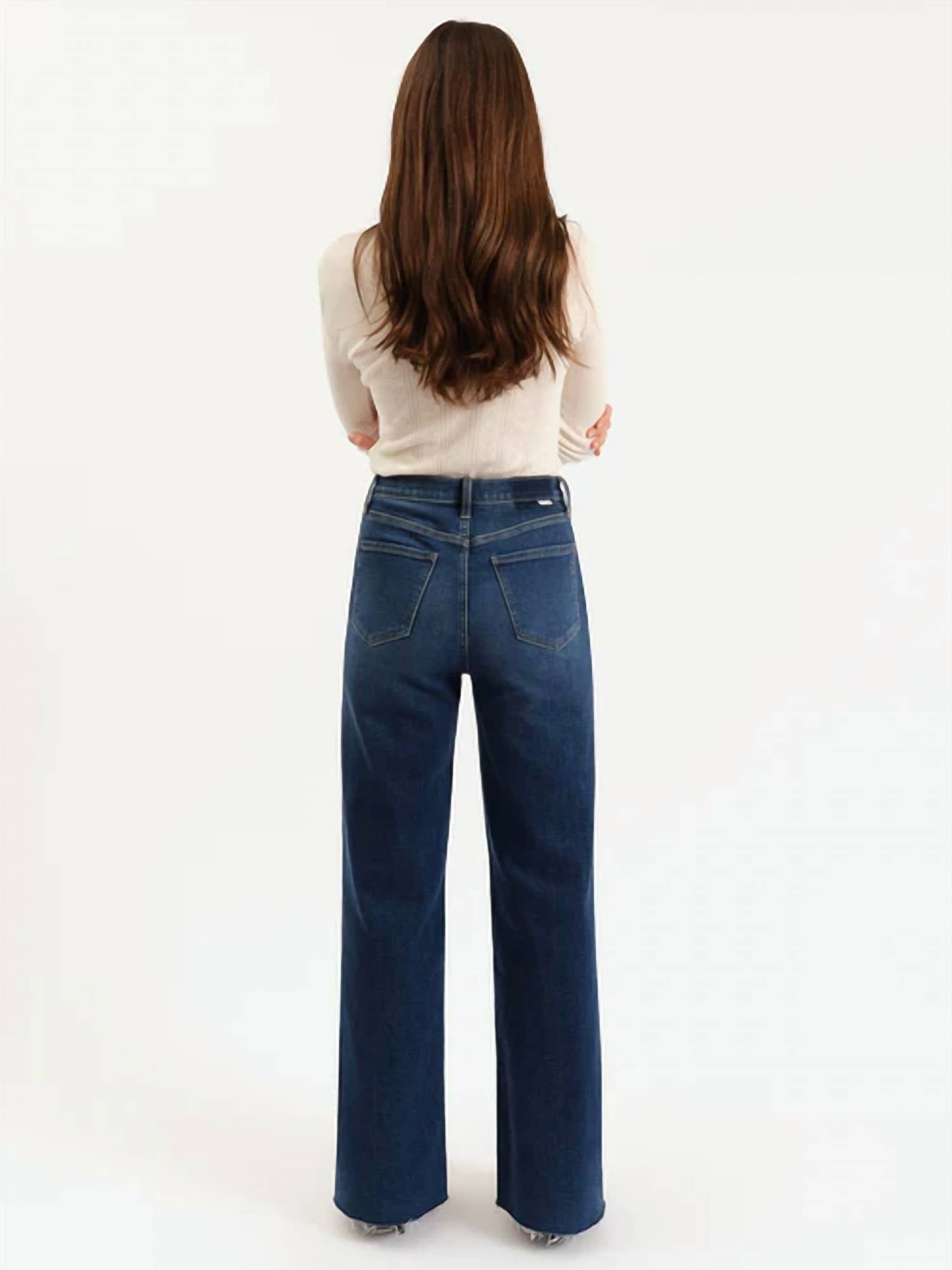 Daze - Far Out High Rise Wide Jeans