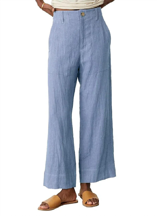 Velvet By Graham & Spencer - Dru Heavy Linen Pant