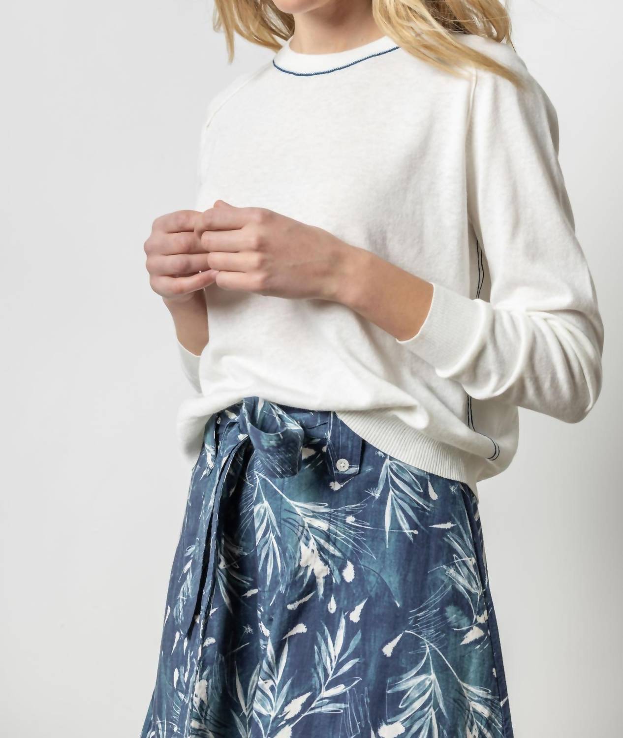 Lilla P - Oversized Saddle Sleeve Sweater