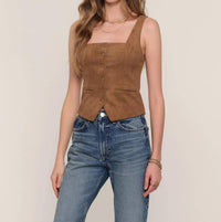 Heartloom - Terra Faux Suede Vest