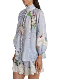 Zimmermann - Everley Lace-trim Blouse