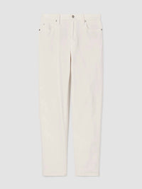 Eileen Fisher - High Waisted Straight Ankle Jeans