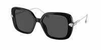 Swarovski - Women's Round Metallic Frame Sunglasses